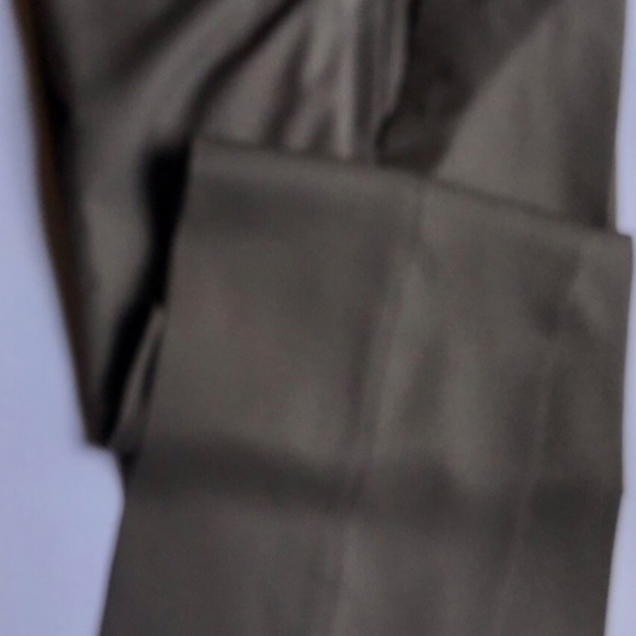 Louis Raphael tailored solid olive green pants/trousers size 38/30 - Picture 2 of 6